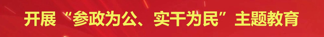 开展“参政为公、实干为民”主题教育